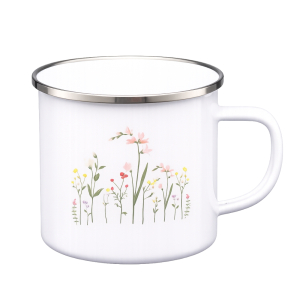 Kubek emaliowany VIRTUO 9cm/0,5L wzór 2